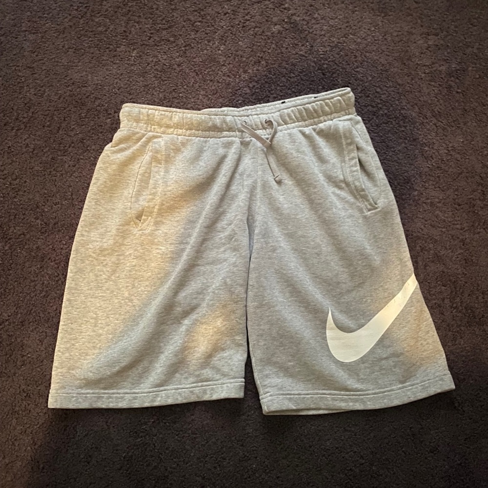Nike grey cotton shorts